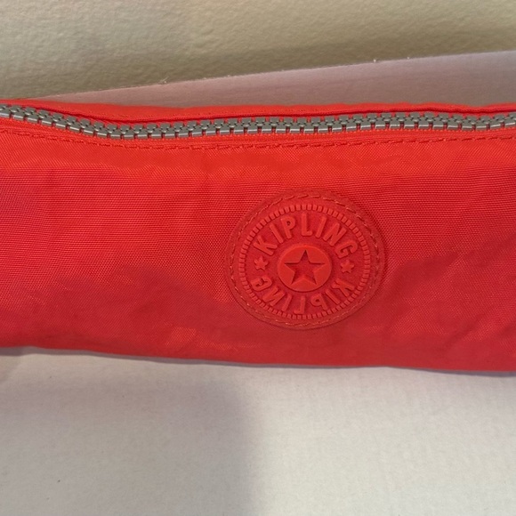 Kipling Vibrant Red Zip Pouch - Picture 2 of 9